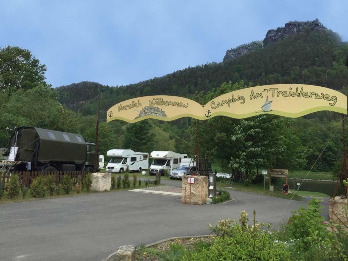 Campingplatz Am Treidlerweg เคอนิกชไตน์ อัน แดร์ เอลเบอ ภายนอก รูปภาพ